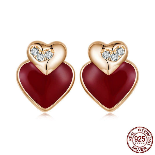 Boucles d'oreilles Cœur en Argent 925 – Amour et Élégance - 𝓑𝓲𝓳𝓸𝓾𝔁𝓒𝓪𝓮𝓵𝔂𝓼 - Boucle d'oreilles - 𝓑𝓲𝓳𝓸𝓾𝔁𝓒𝓪𝓮𝓵𝔂𝓼 -