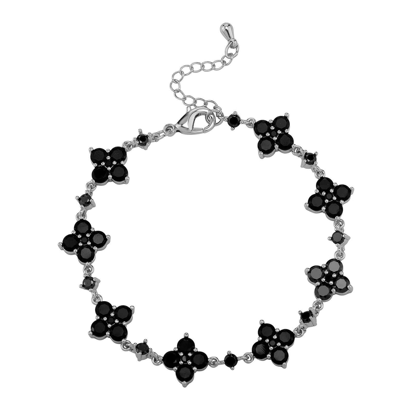 Bracelet Fleur en Zircon Étincelant – Élégance et Raffinement - 𝓑𝓲𝓳𝓸𝓾𝔁𝓒𝓪𝓮𝓵𝔂𝓼 - Collier - 𝓑𝓲𝓳𝓸𝓾𝔁𝓒𝓪𝓮𝓵𝔂𝓼 -