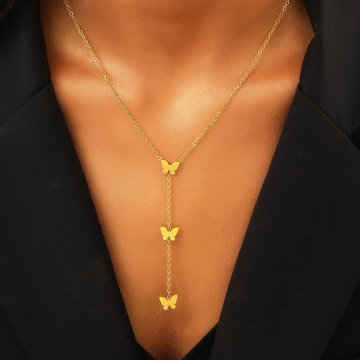 Collier Croix, Cœur ou Papillon en Acier Inoxydable | bijoux caelys - 𝓑𝓲𝓳𝓸𝓾𝔁𝓒𝓪𝓮𝓵𝔂𝓼 - Collier - 𝓑𝓲𝓳𝓸𝓾𝔁𝓒𝓪𝓮𝓵𝔂𝓼 -