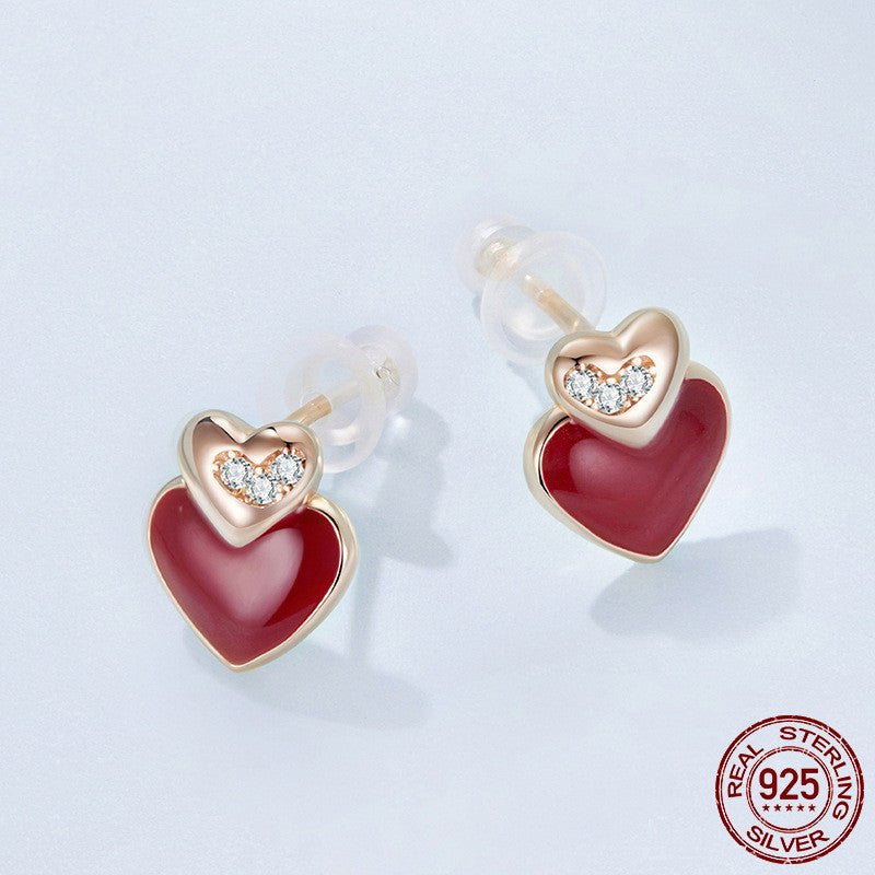 Boucles d'oreilles Cœur en Argent 925 – Amour et Élégance - 𝓑𝓲𝓳𝓸𝓾𝔁𝓒𝓪𝓮𝓵𝔂𝓼 - Boucle d'oreilles - 𝓑𝓲𝓳𝓸𝓾𝔁𝓒𝓪𝓮𝓵𝔂𝓼 - 