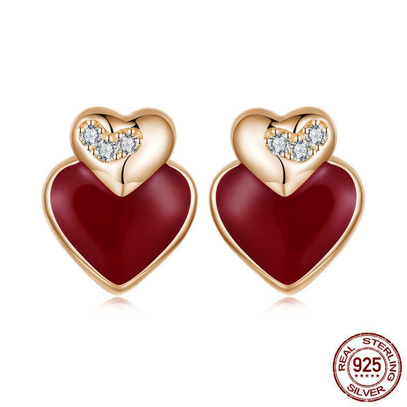 Boucles d'oreilles Cœur en Argent 925 – Amour et Élégance - 𝓑𝓲𝓳𝓸𝓾𝔁𝓒𝓪𝓮𝓵𝔂𝓼 - Boucle d'oreilles - 𝓑𝓲𝓳𝓸𝓾𝔁𝓒𝓪𝓮𝓵𝔂𝓼 - 