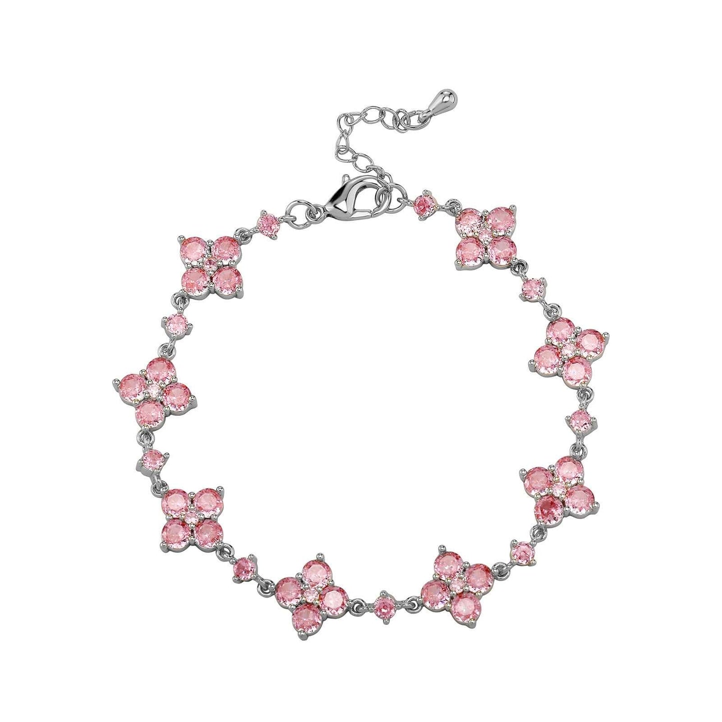 Bracelet Fleur en Zircon Étincelant – Élégance et Raffinement - 𝓑𝓲𝓳𝓸𝓾𝔁𝓒𝓪𝓮𝓵𝔂𝓼 - Collier - 𝓑𝓲𝓳𝓸𝓾𝔁𝓒𝓪𝓮𝓵𝔂𝓼 - 