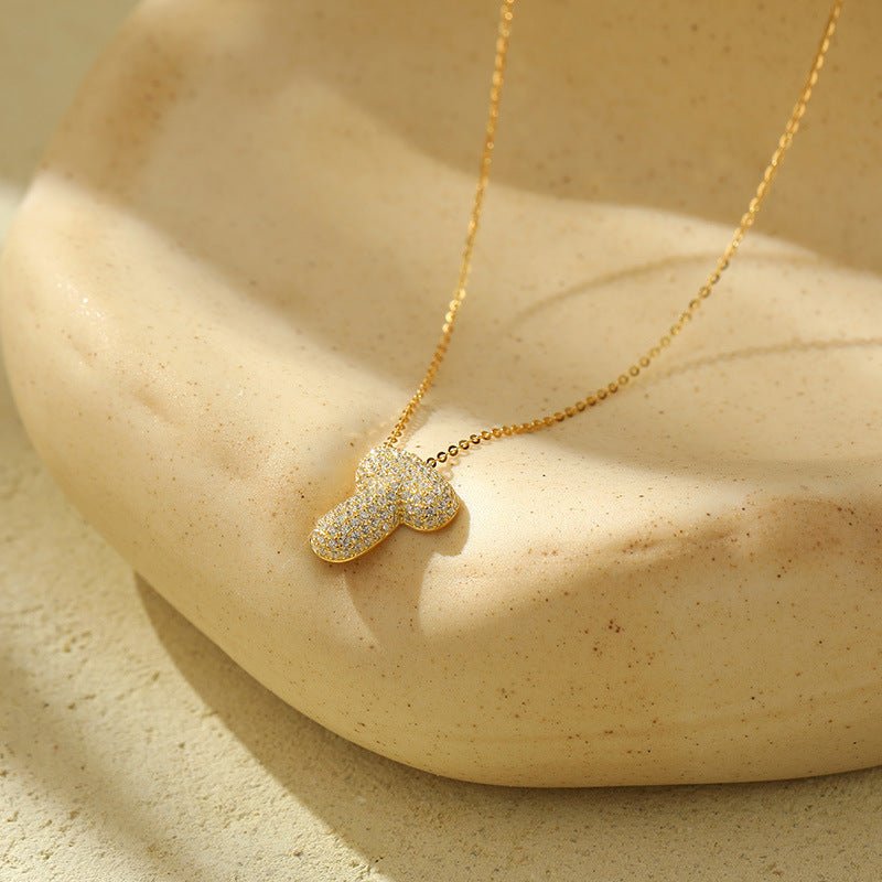 Collier Lettres Bubble en Acier Inoxydable – Élégance et Modernité - 𝓑𝓲𝓳𝓸𝓾𝔁𝓒𝓪𝓮𝓵𝔂𝓼 - Collier - 𝓑𝓲𝓳𝓸𝓾𝔁𝓒𝓪𝓮𝓵𝔂𝓼 - 